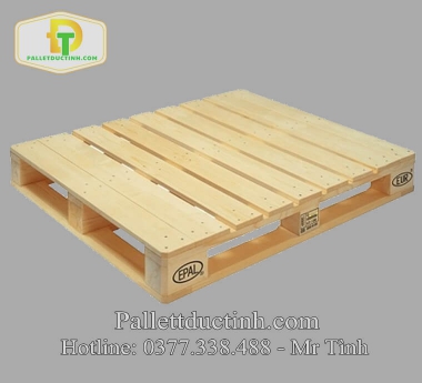 Pallet gỗ 2 hướng nâng hướng nâng 3 tấn - Pallet Gỗ Đức Tình - Công Ty TNHH SX - TM DV Pallet Đức Tình